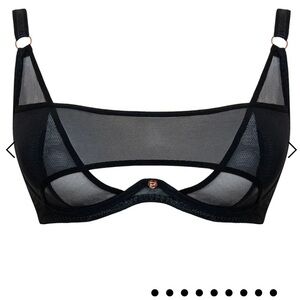 Scantilly Peep Show Deep Plunge Bra